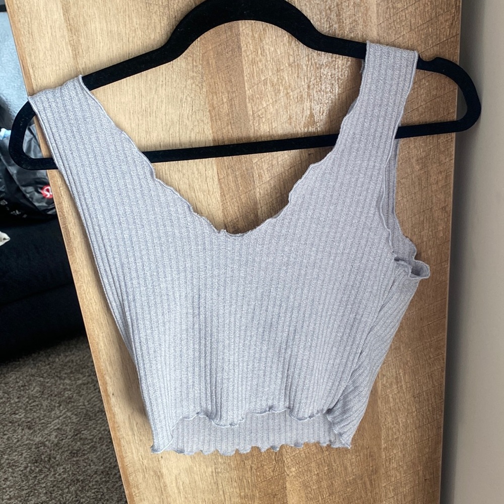 Grey, black & white tanks